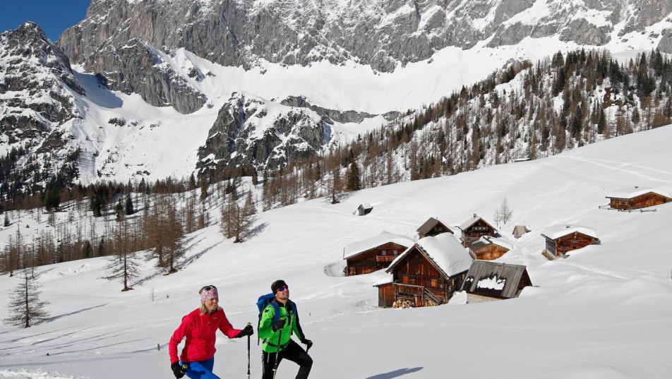 Wintersonne in den Bergen